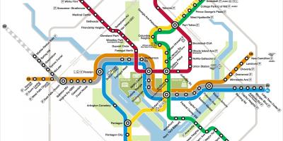 Washington dc metro ramani silver line